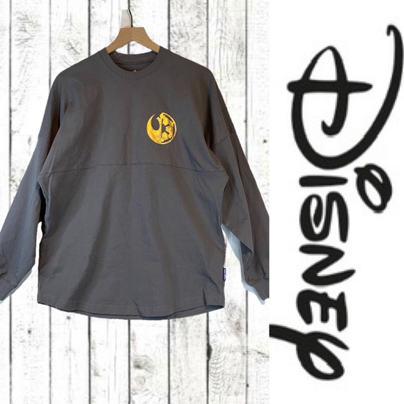 Disney Other - DISNEY PARKS STAR WARS Men’s Size S Spirit Jersey Shirt Top Loose Fit Gray